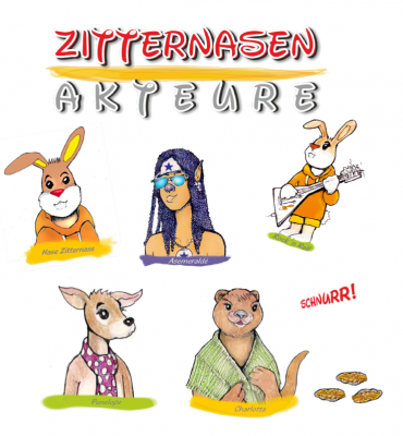 Zitternasen Akteure