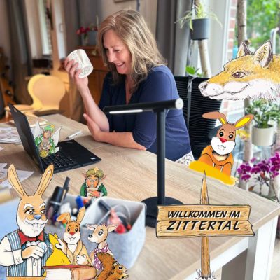 Anja Kleine Brockmann, Autorin der Buchreihe Hase Zitternase